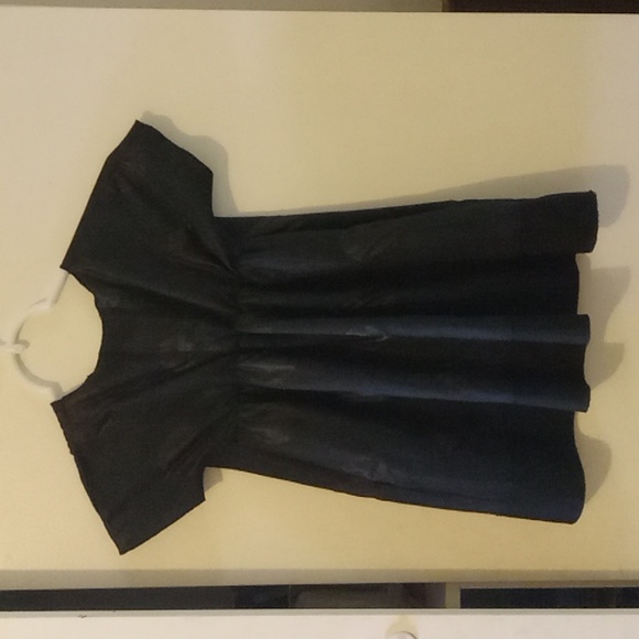 Frugoo black textured dress size 4 - Picture 3 of 6